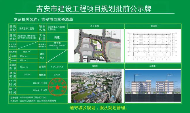 新建健身中心、医院吉安市区3个新项目出炉！(图2)